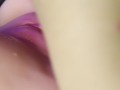 Creampie in pink wet tender squelching pussy very hot close-up!