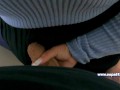 Married Milf Grabbing my Dick in Public | Handjob and Cumshot in Train