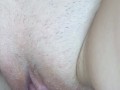 My tight pussy receives warm cumshot in close up!