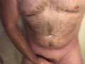 Compilation of solo male shower masturbation until I taste my cum