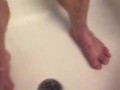 Compilation of solo male shower masturbation until I taste my cum