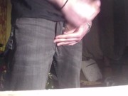Hot Guy In Jeans Moaning/Growling Big Dick Masturbation