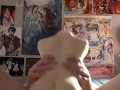 Playing with my new futa sex doll