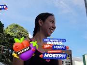 Latina fucks with her swimming teacher and cums in her tight little pussy