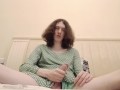 Trans-girl Stesha masturbation her clitoris