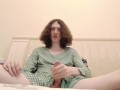 Trans-girl Stesha masturbation her clitoris