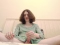 Trans-girl Stesha masturbation her clitoris