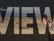 amateur voyeurs hike naked & get a blowjob with huge cumshot - little arden