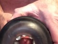 Creampied Fleshlight toy during a quickie masturbation session