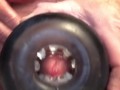 Creampied Fleshlight toy during a quickie masturbation session