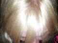 Hot Young Blonde Girlfriend Sucks My Cock and Balls