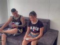 Le ayudo a desvarar su bici a chica colombiana como pretexto para follarmela duro y correrme en su c