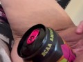 Fucking myself with a full size Energy Drink can