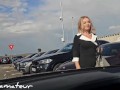 Stepmom masturbate in my car with new toy buy from the shop