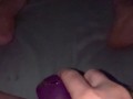 Tease- Vibrator battery dies before I cum