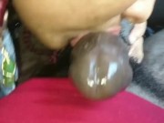 THROAT FUCKING LIGHT SKIN FREAK IN HER BACK SEAT!!!!!!!!