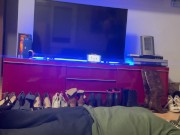 today it's time for exercise and my slave