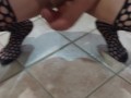 i love masturbating with stockings and cumming