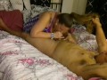 Meet up with girl from tender dating sucks and then rides cock until creampie in her pink pussy