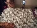 Stepdad seduces stepdaughter after he finds her smoking in bed in her bra and panties and fucks her