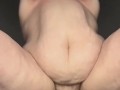 BBW With Big Tits Big Ass Plump Belly Fucked In Both HolesFrom Behind, CUM IN MY FAT WHITE ASS 😍🍑