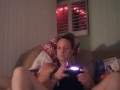Wife gets horny when playing video games and I get to fuck every night after she plays video games