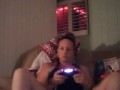 Wife gets horny when playing video games and I get to fuck every night after she plays video games