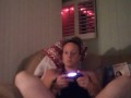Wife gets horny when playing video games and I get to fuck every night after she plays video games