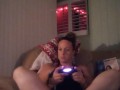 Wife gets horny when playing video games and I get to fuck every night after she plays video games