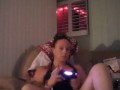 Wife gets horny when playing video games and I get to fuck every night after she plays video games
