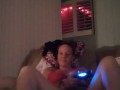 Girlfriend loves lifting up her skirt to show our fans her panties