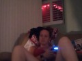 Girlfriend loves lifting up her skirt to show our fans her panties