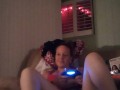 Girlfriend loves lifting up her skirt to show our fans her panties