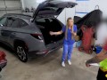 Roadside - Ashley Tee Gets Her Car And Her Pussy Worked On