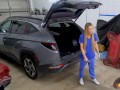 Roadside - Ashley Tee Gets Her Car And Her Pussy Worked On