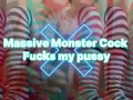 Massive Monster Cock Destroys Petite Nerdy pussy