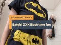 Batgirl XXX Bath Time - Full video found on OF