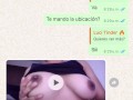Chat con cita de Tinder lo dejo caliente (WhatsApp)
