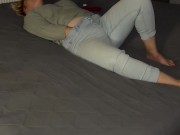 Multiple orgasmen Vorspiel auf dem Bett, Fantasien spielen lassen, Clyde verrückt machen