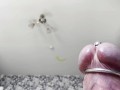 Amazing Close up sounding cumshot.