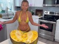 443 microbikini milf eats exotic fruit flavored with semen OnlyFans @ appleliu-76