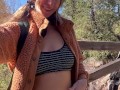 Cum with me on a Horny Naked Hike // Masturbating on Public Trail | Steph in Space