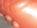 How I stretched my  toy after making a tribute to a hot bbc slut