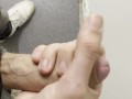 Horny Big Cock Guy Masturbating At Work (ALMOST GOT CAUGHT)