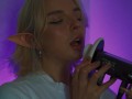 ASMR Intense Ear Licking (Close Up) with Elsa (3Dio, 4K)