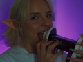 ASMR Intense Ear Licking (Close Up) with Elsa (3Dio, 4K)