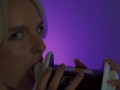 ASMR Intense Ear Licking (Close Up) with Elsa (3Dio, 4K)