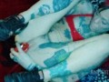 POV College Stepson Licks Stepmom's Pussy