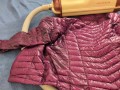 Vacuuming Girlfriend's Pink Ghost Whisperer Down Jacket with vintage Electrolux