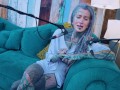 Tattoo Model Pornstar Anuskatzz talks about jelousy ASMR Youtube channel: ASMRkatz SFW inked hippie